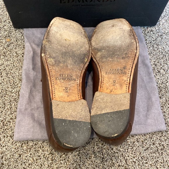 Allen Edmonds Brown Leather Loafers for Men